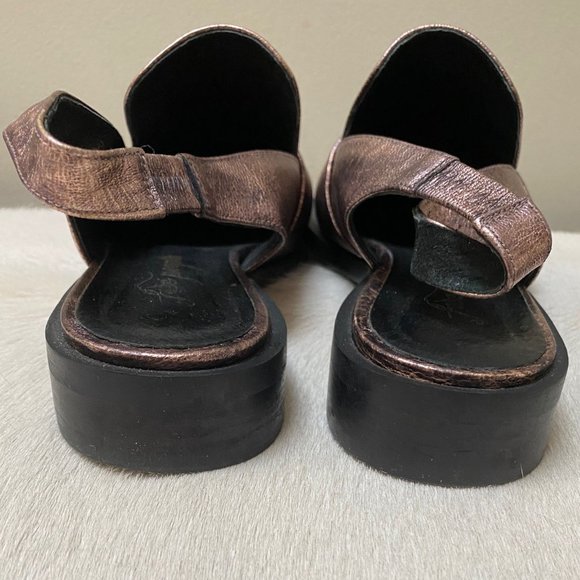 Free People Rose Gold Mules with Gold Rhinestones - W size 39 / 8M - Picture 7 of 10